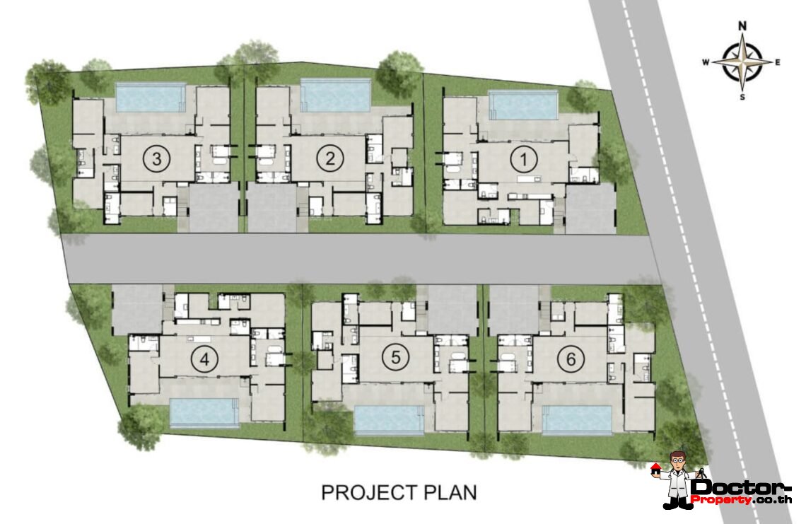 Modern 3-4 Bedroom Pool Villa in Bo Phut, Koh Samui – For Sale