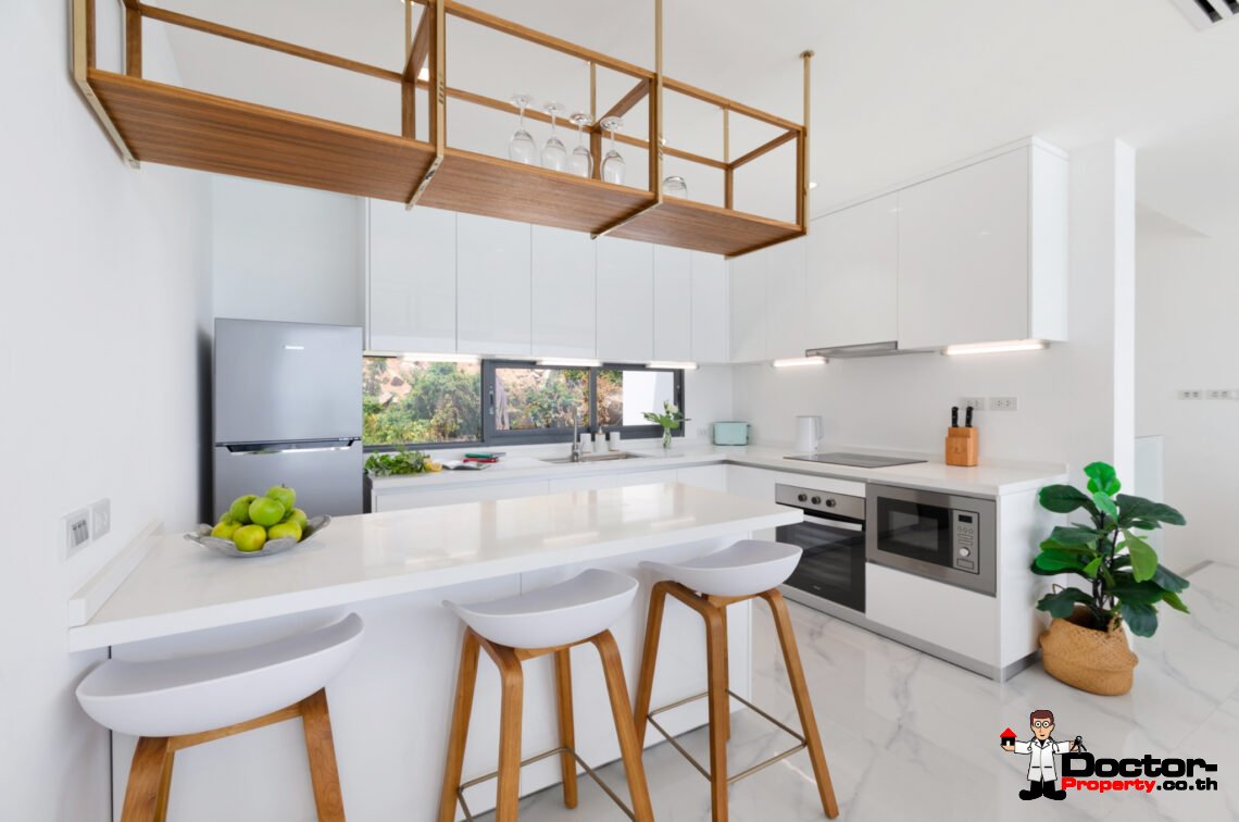 Duplex 3 Bedroom Pool Villa with Sea View in Chaweng Noi, Koh Samui – For Sale