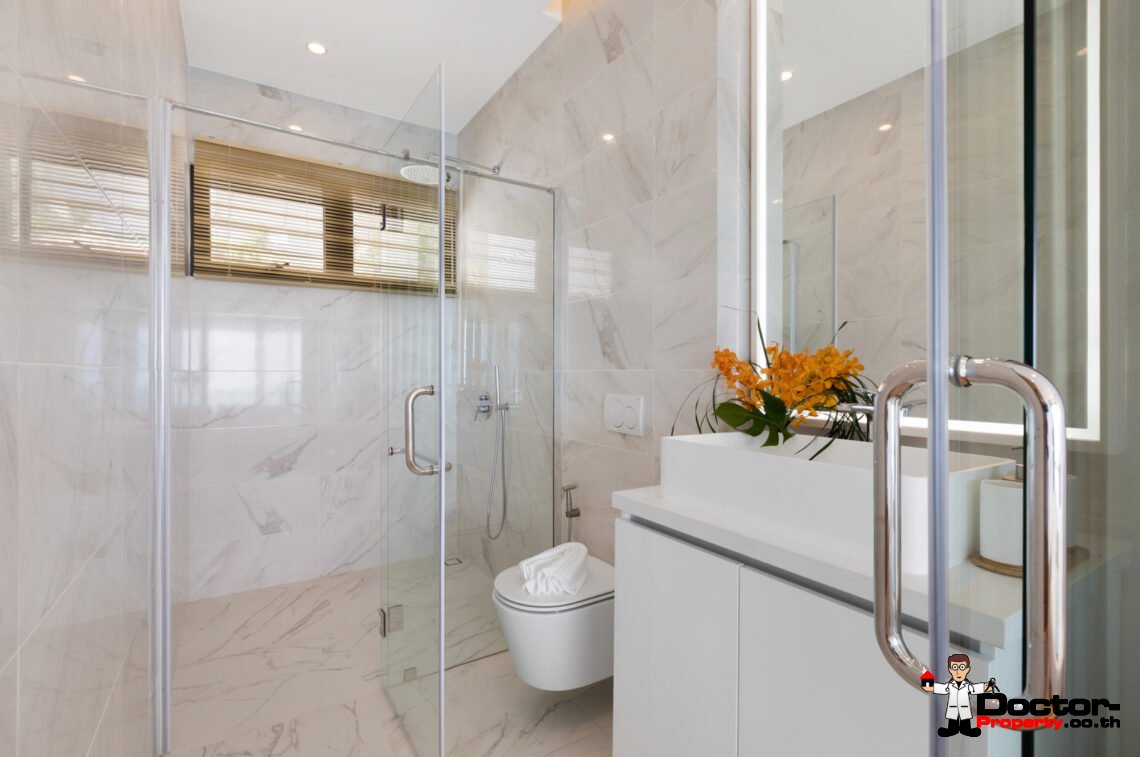 Duplex 3 Bedroom Pool Villa with Sea View in Chaweng Noi, Koh Samui – For Sale