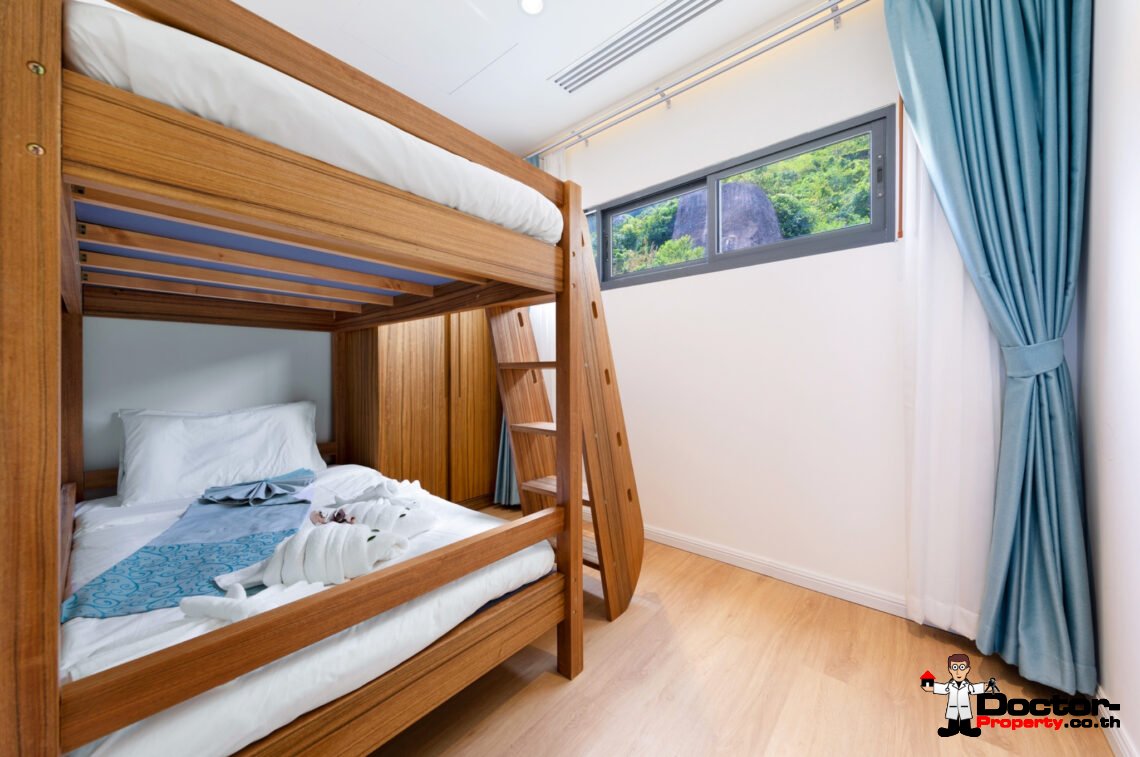 Duplex 3 Bedroom Pool Villa with Sea View in Chaweng Noi, Koh Samui – For Sale