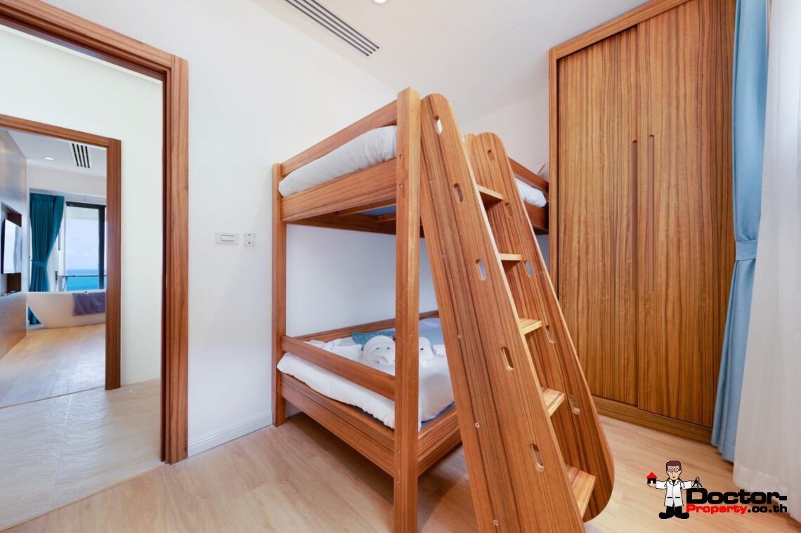 Duplex 3 Bedroom Pool Villa with Sea View in Chaweng Noi, Koh Samui – For Sale