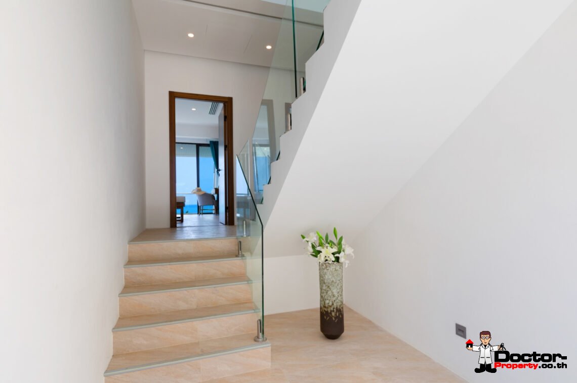 Duplex 3 Bedroom Pool Villa with Sea View in Chaweng Noi, Koh Samui – For Sale