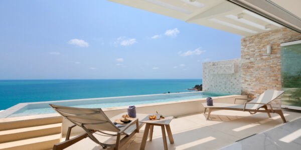 3 Bedroom Pool Villa with Sea View in Chaweng Noi, Koh Samui – For Sale