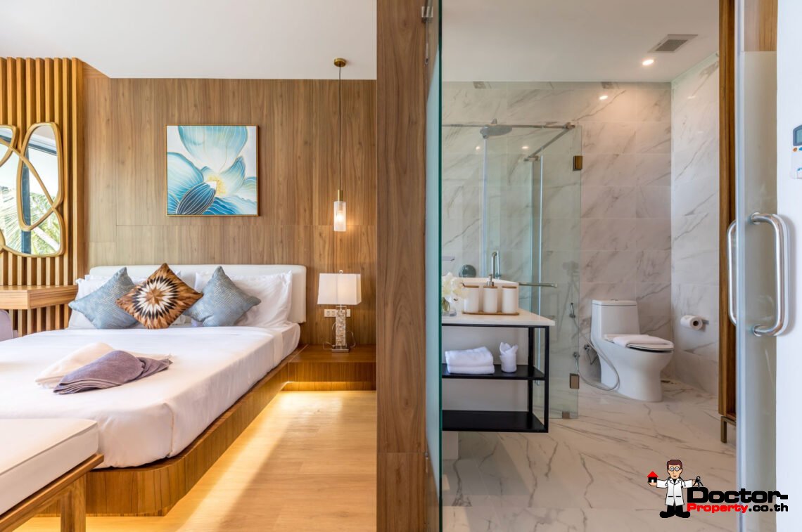 Duplex 3 Bedroom Pool Villa with Sea View in Chaweng Noi, Koh Samui – For Sale