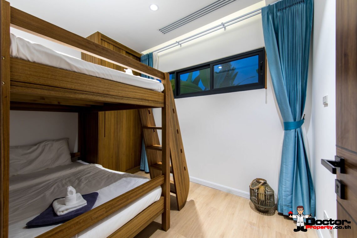 Duplex 3 Bedroom Pool Villa with Sea View in Chaweng Noi, Koh Samui – For Sale