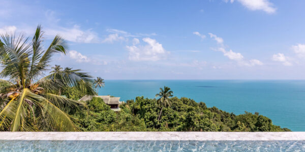 Duplex 3 Bedroom Pool Villa with Sea View in Chaweng Noi, Koh Samui – For Sale