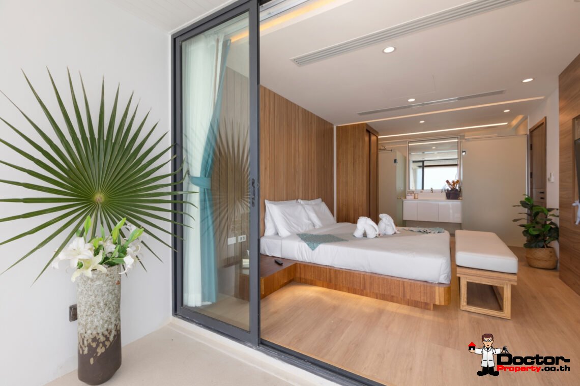 5 Bedroom Pool Villa with Sea View in Chaweng Noi, Koh Samui – For Sale