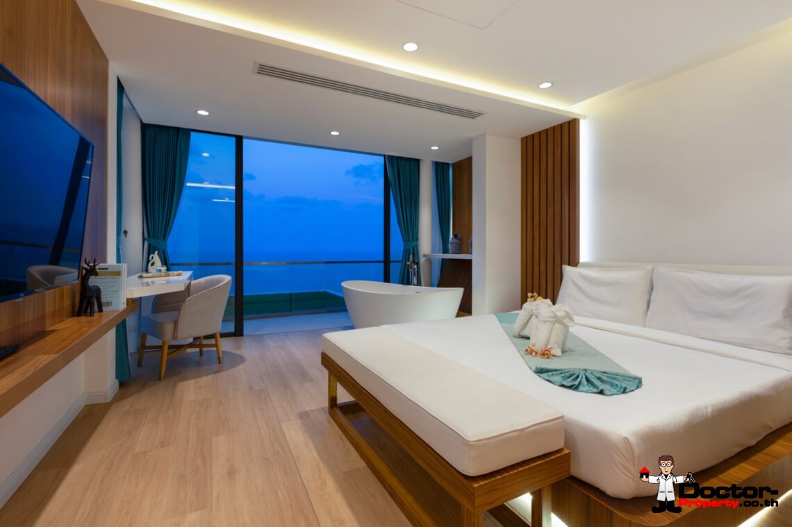 5 Bedroom Pool Villa with Sea View in Chaweng Noi, Koh Samui – For Sale