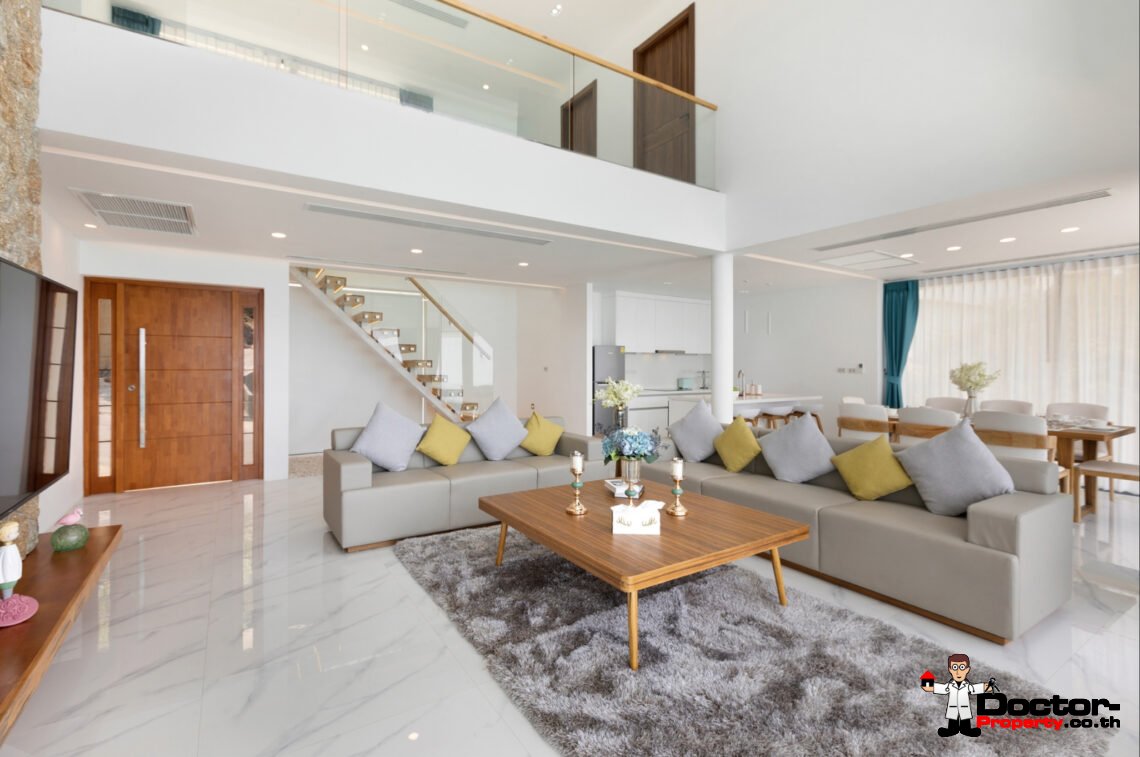 5 Bedroom Pool Villa with Sea View in Chaweng Noi, Koh Samui – For Sale