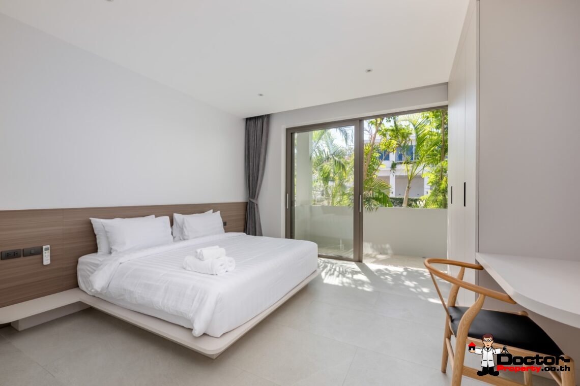 4 Bedroom Pool Villa with Sea View and Sunset View in Bang Rak, Koh Samui – For Sale