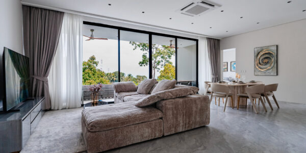 4 Bedroom Pool Villa with Partial Sea View in Bang Por, Koh Samui – For Sale