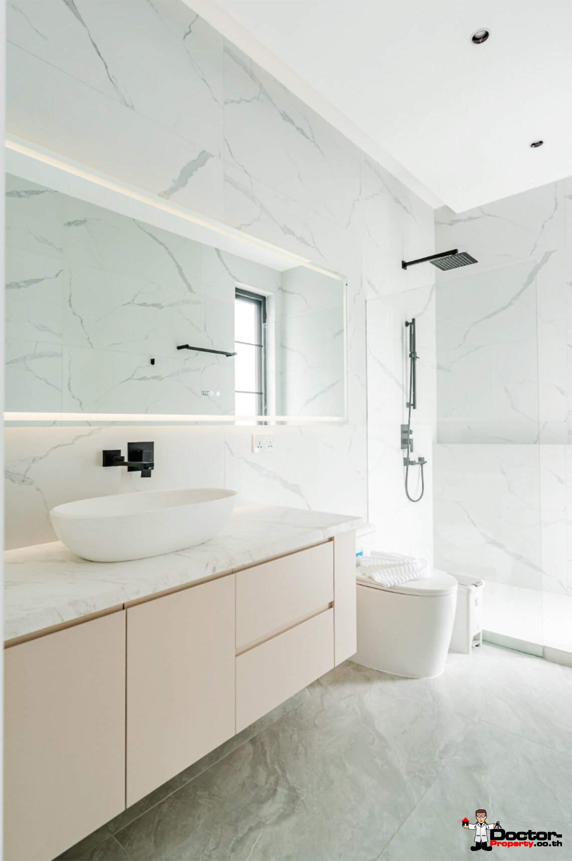 4 Bedroom Pool Villa with Partial Sea View in Bang Por, Koh Samui – For Sale