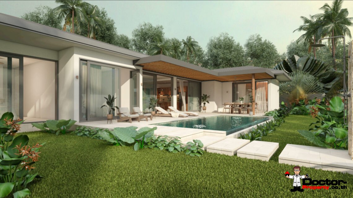 Tropical 2-4 Bedroom Pool Villa in Lamai, Koh Samui – For Sale
