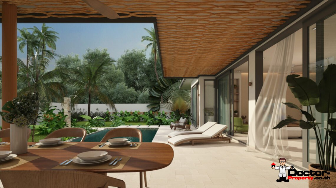 Tropical 2-4 Bedroom Pool Villa in Lamai, Koh Samui – For Sale