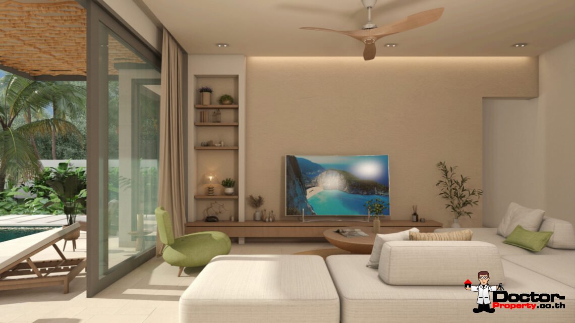 Tropical 2-4 Bedroom Pool Villa in Lamai, Koh Samui – For Sale