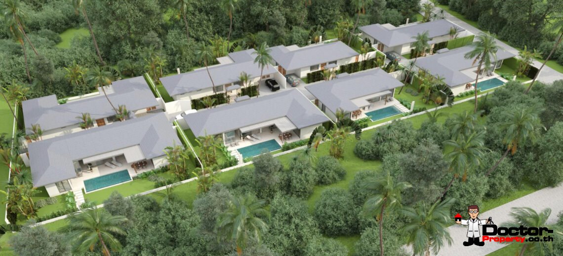 Tropical 2-4 Bedroom Pool Villa in Lamai, Koh Samui – For Sale