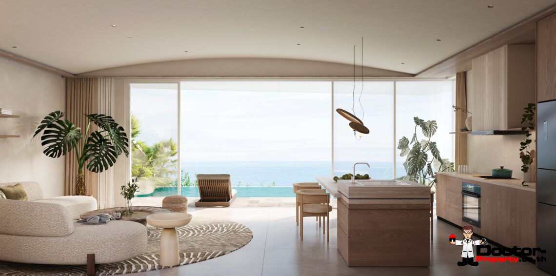 Luxury 3 Bedroom Pool Villa with Sea View in Bang Por, Koh Samui – For Sale