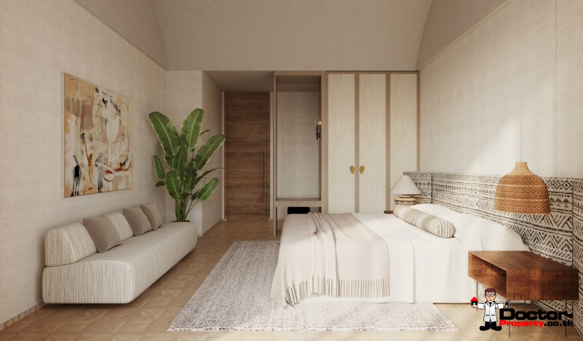 Luxury 3 Bedroom Pool Villa with Sea View in Bang Por, Koh Samui – For Sale