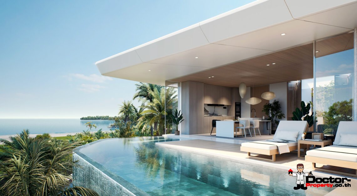 Luxury 4 Bedroom Pool Villa with Sea View in Bang Por, Koh Samui – For Sale