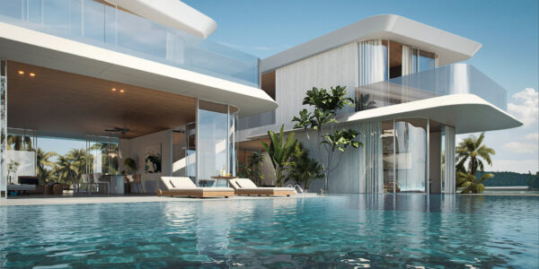 Luxury 4 Bedroom Pool Villa with Sea View in Bang Por, Koh Samui – For Sale