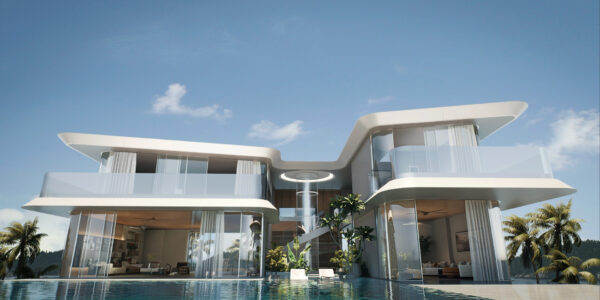 Luxury 4 Bedroom Pool Villa with Sea View in Bang Por, Koh Samui – For Sale