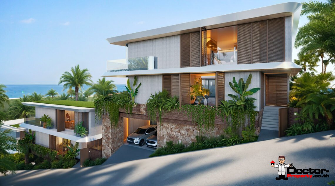 Luxury 4 Bedroom Pool Villa with Sea View in Bang Por, Koh Samui – For Sale
