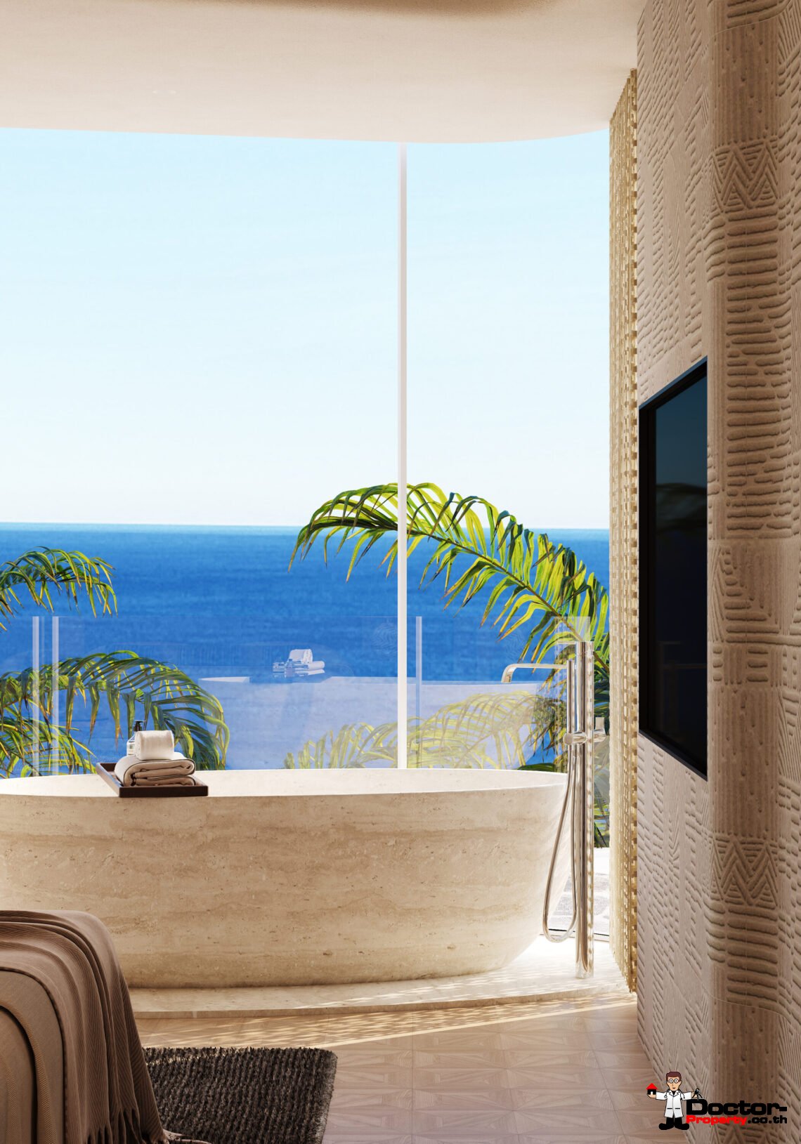 Luxury 4 Bedroom Pool Villa with Sea View in Bang Por, Koh Samui – For Sale