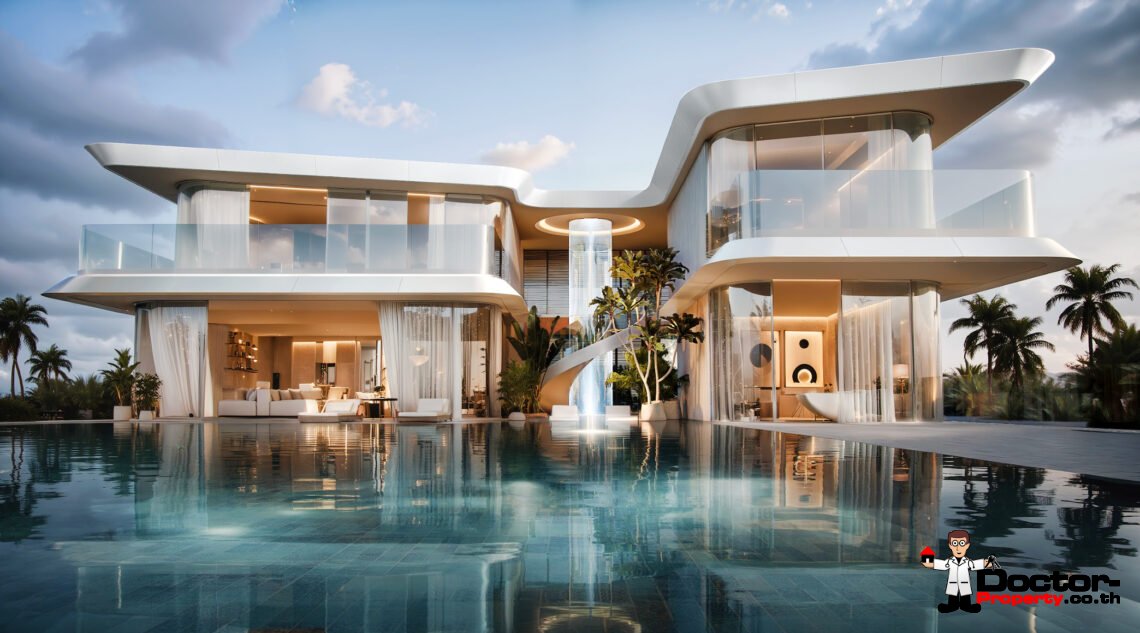 Luxury 4 Bedroom Pool Villa with Sea View in Bang Por, Koh Samui – For Sale