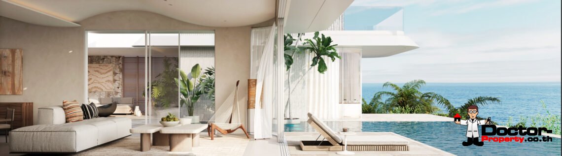 Luxury 4 Bedroom Pool Villa with Sea View in Bang Por, Koh Samui – For Sale