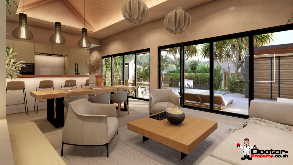 Modern 3 Bedroom Pool Villa in Mae Nam, Koh Samui – For Sale