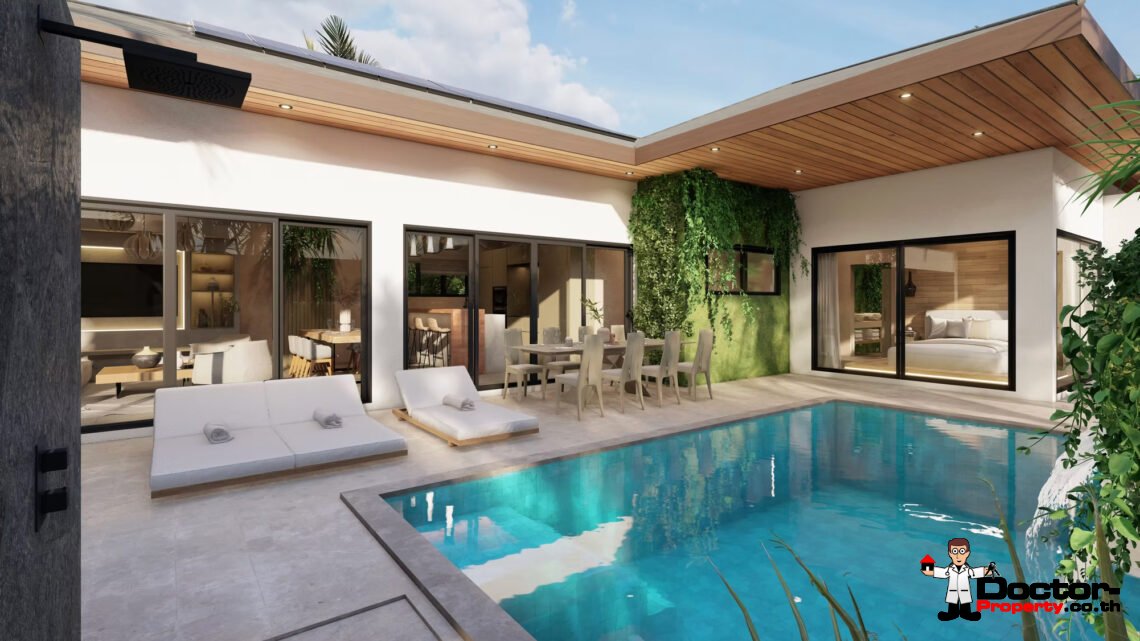 Modern 3 Bedroom Pool Villa in Mae Nam, Koh Samui – For Sale