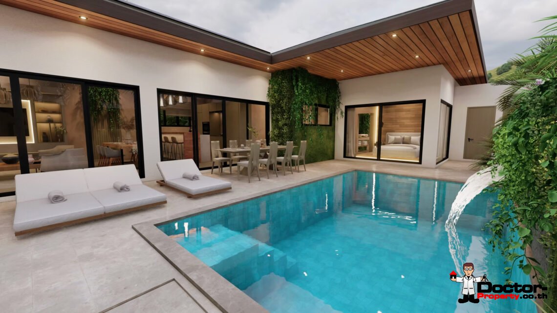 Modern 3 Bedroom Pool Villa in Mae Nam, Koh Samui – For Sale