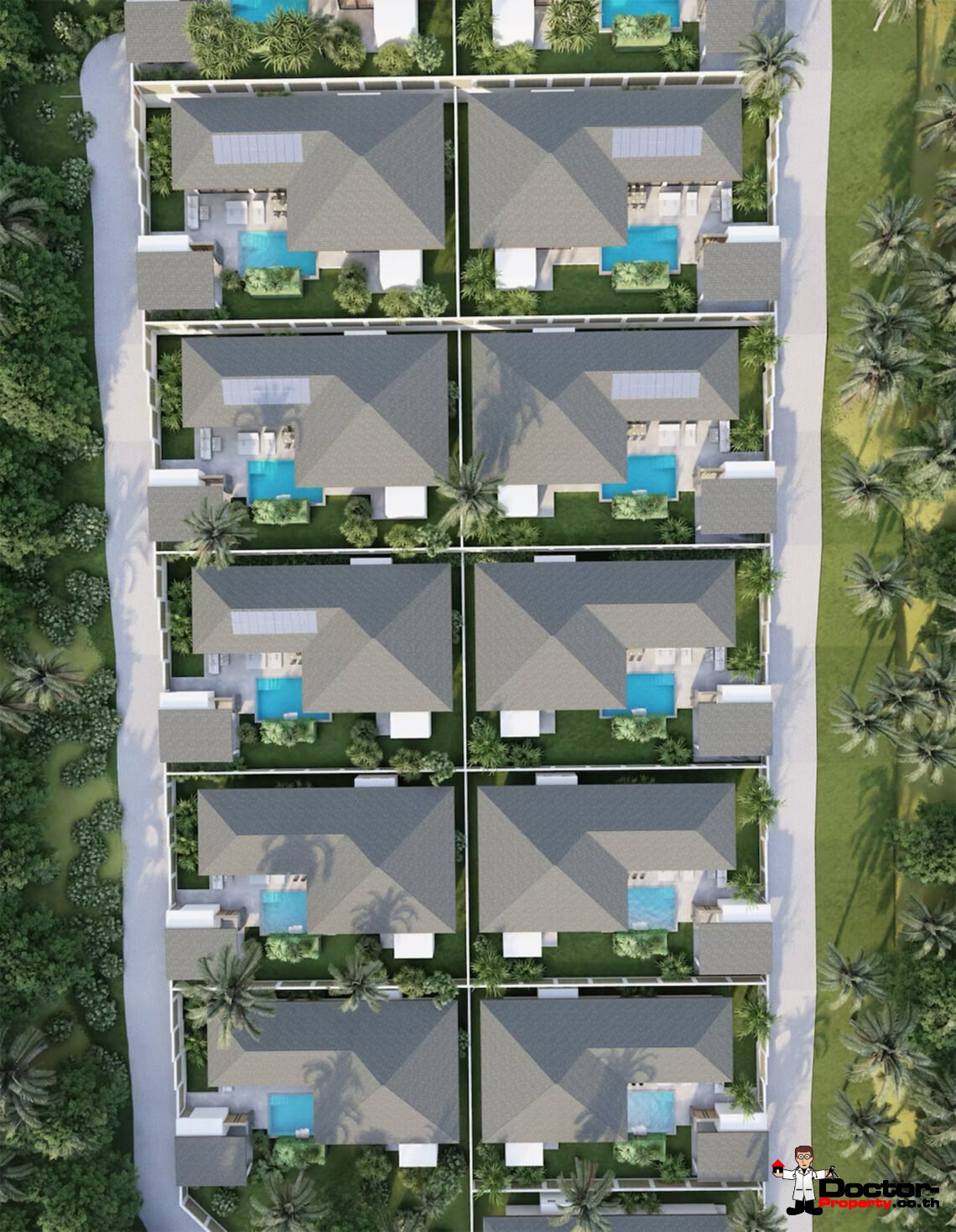 Modern 3 Bedroom Pool Villa in Mae Nam, Koh Samui – For Sale