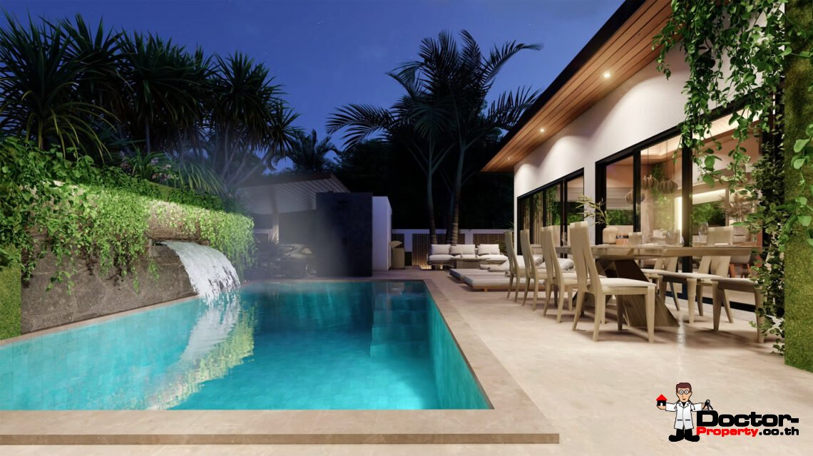 Modern 3 Bedroom Pool Villa in Mae Nam, Koh Samui – For Sale