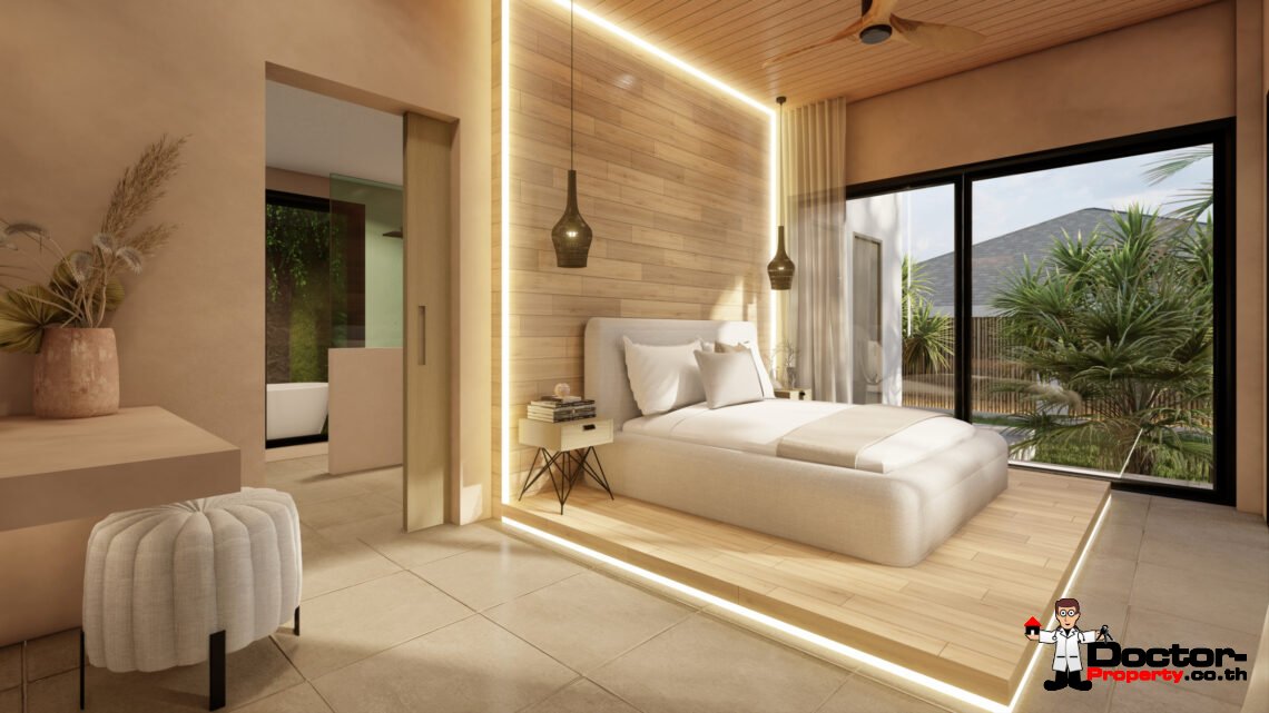 Modern 3 Bedroom Pool Villa in Mae Nam, Koh Samui – For Sale