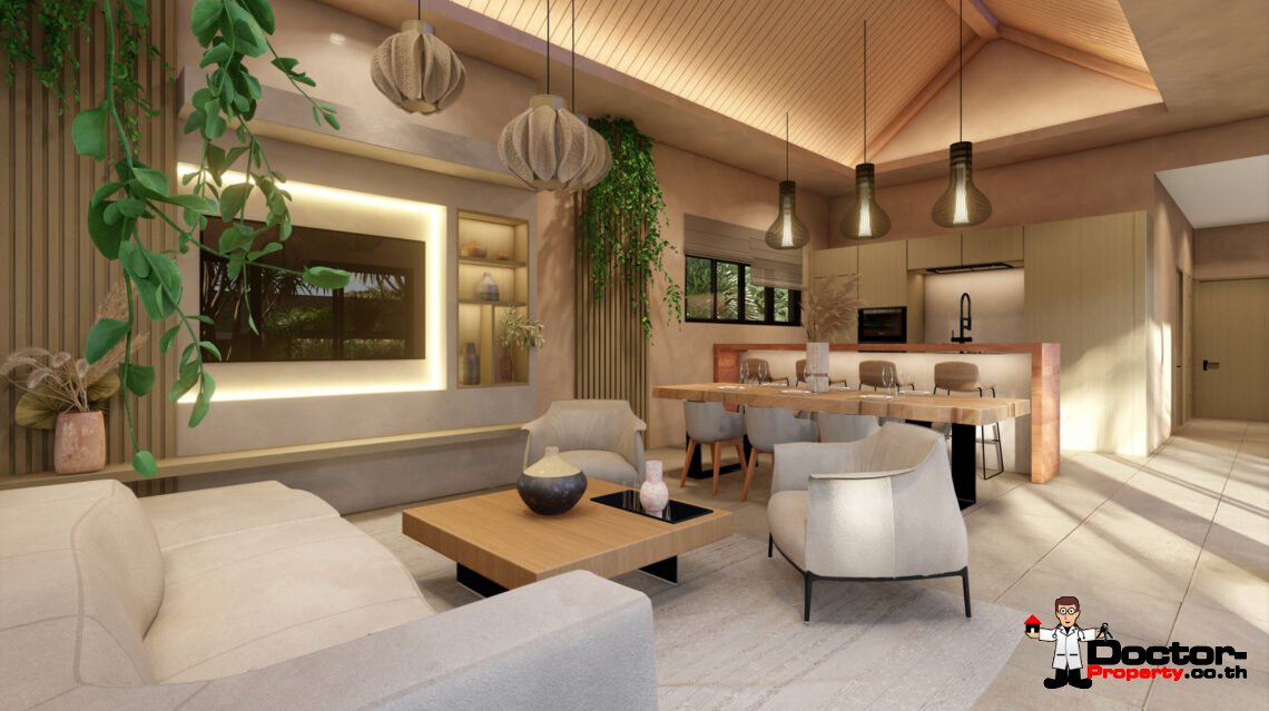 Modern 3 Bedroom Pool Villa in Mae Nam, Koh Samui – For Sale