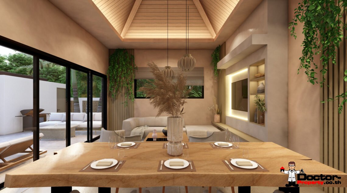 Modern 3 Bedroom Pool Villa in Mae Nam, Koh Samui – For Sale