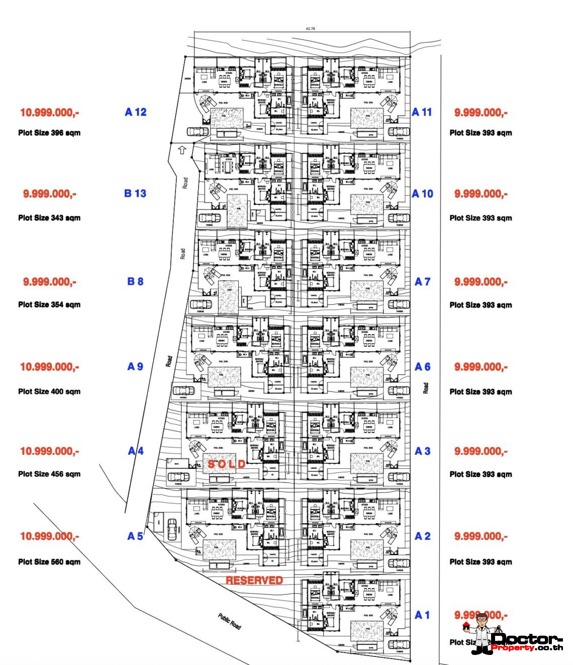 Modern 3 Bedroom Pool Villa in Mae Nam, Koh Samui – For Sale