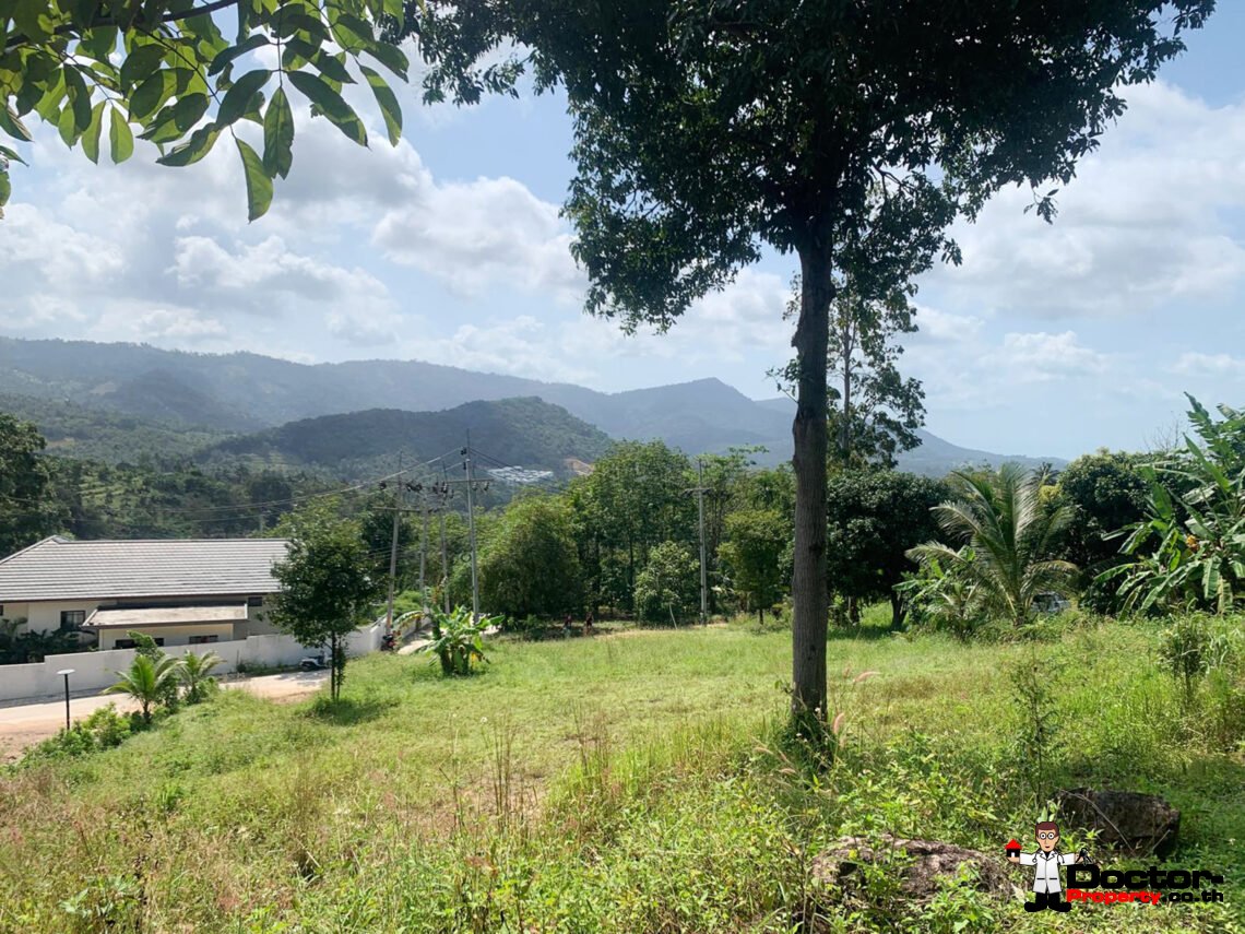 Flat Land 520sqm with Mountain View in Mae Nam, Koh Samui – For Sale