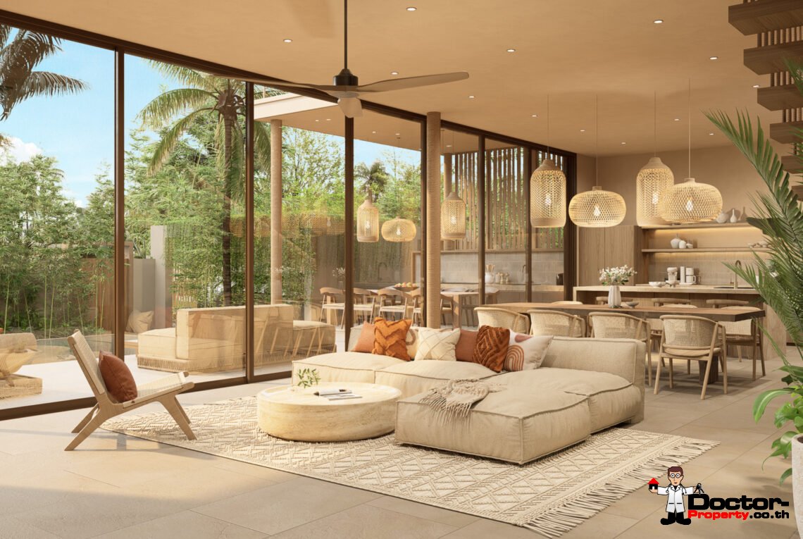 Modern Tropical 4-5 Bedroom Pool Villa in Mae Nam, Koh Samui – For Sale