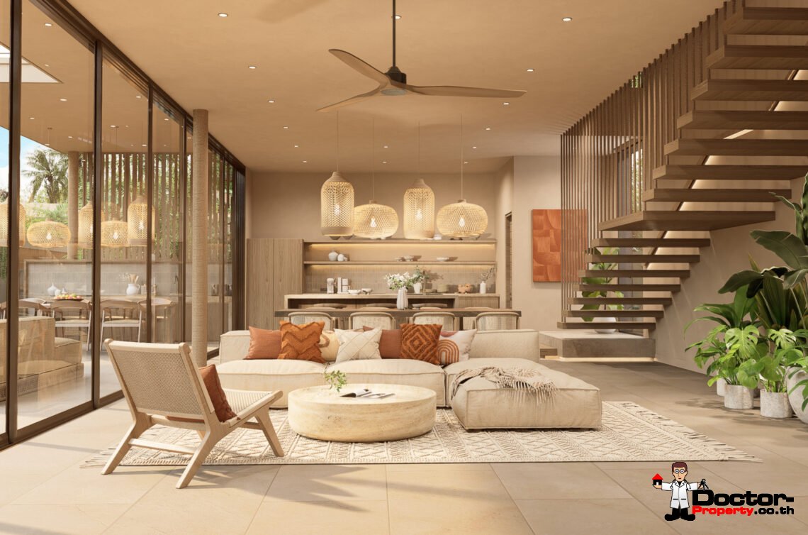 Modern Tropical 4-5 Bedroom Pool Villa in Mae Nam, Koh Samui – For Sale