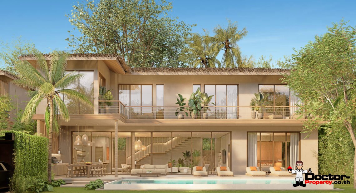 Modern Tropical 4-5 Bedroom Pool Villa in Mae Nam, Koh Samui – For Sale