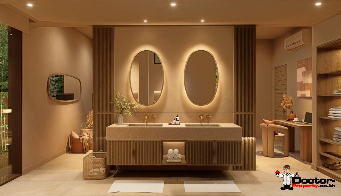 Modern Tropical 4-5 Bedroom Pool Villa in Mae Nam, Koh Samui – For Sale