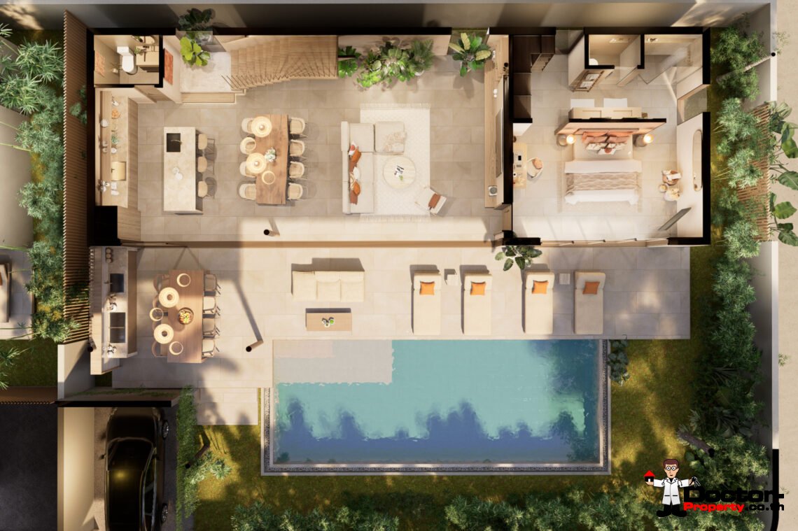 Modern Tropical 4-5 Bedroom Pool Villa in Mae Nam, Koh Samui – For Sale
