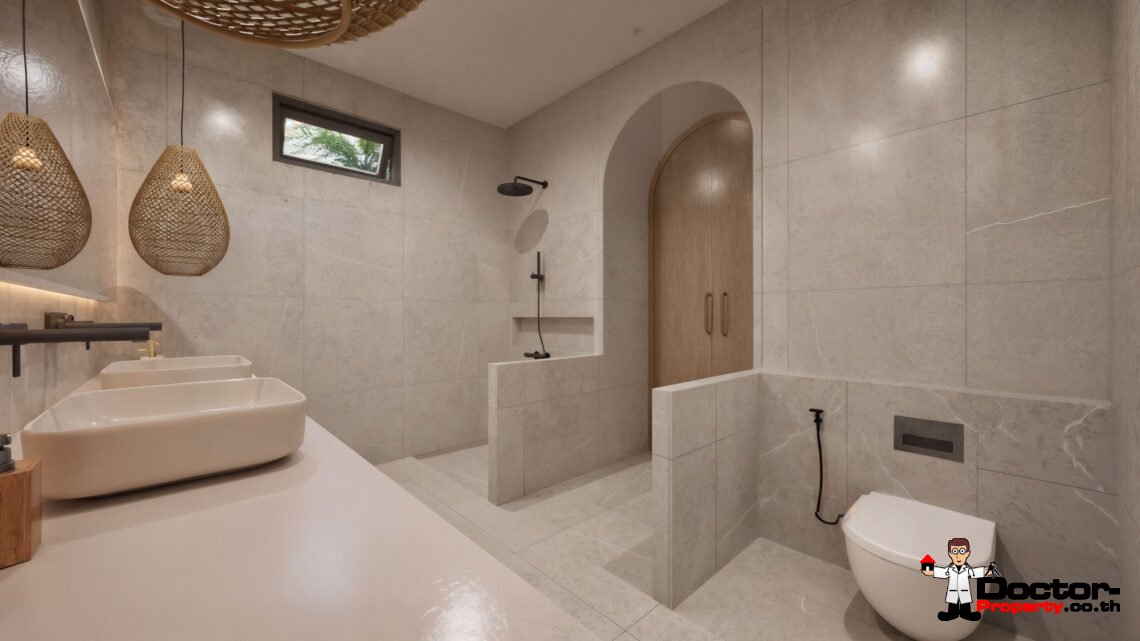 Luxury Tropical 3 Bedroom Pool Villa in Choeng Mon, Koh Samui – For Sale