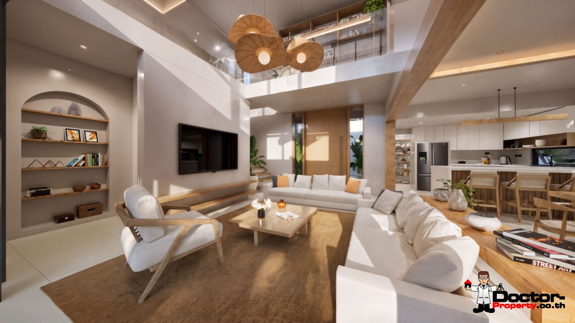 Luxury Tropical 3 Bedroom Pool Villa in Choeng Mon, Koh Samui – For Sale