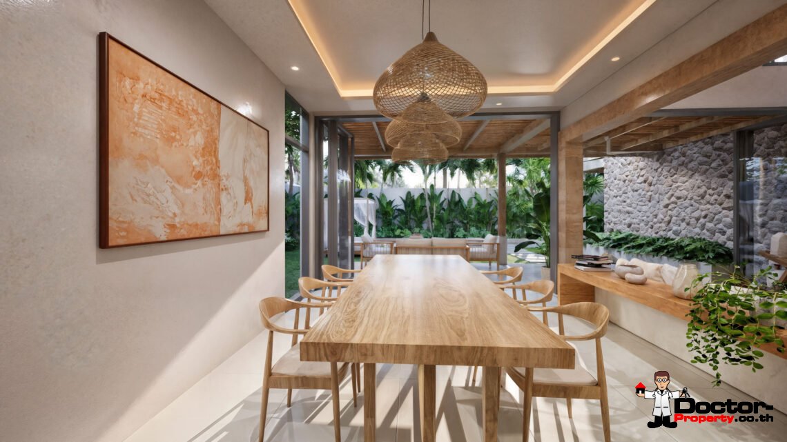 Luxury Tropical 3 Bedroom Pool Villa in Choeng Mon, Koh Samui – For Sale