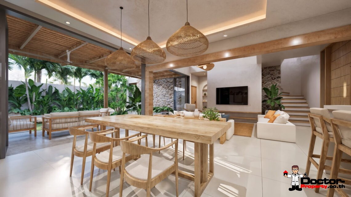 Luxury Tropical 3 Bedroom Pool Villa in Choeng Mon, Koh Samui – For Sale