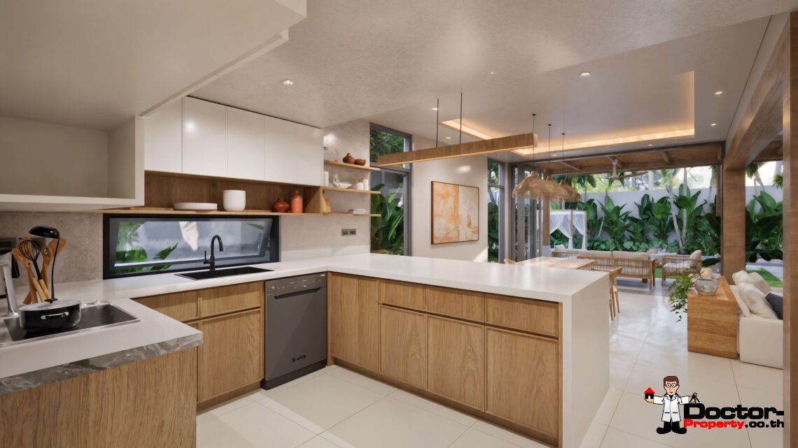 Luxury Tropical 3 Bedroom Pool Villa in Choeng Mon, Koh Samui – For Sale