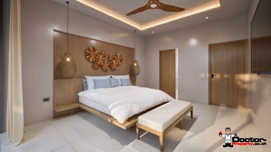 Luxury Tropical 3 Bedroom Pool Villa in Choeng Mon, Koh Samui – For Sale